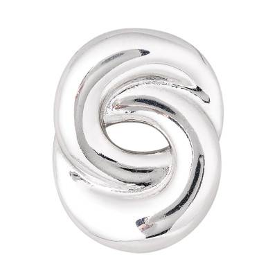 925 Silver Vérona Interlocked Rings Pendant - Una Storia