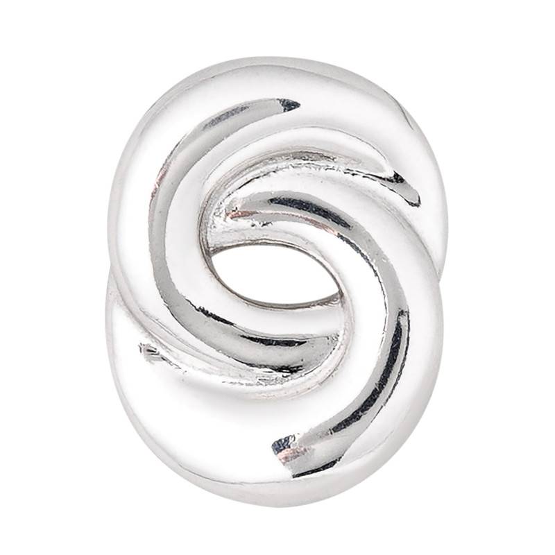 925 Silver Vérona Interlocked Rings Pendant - Una Storia