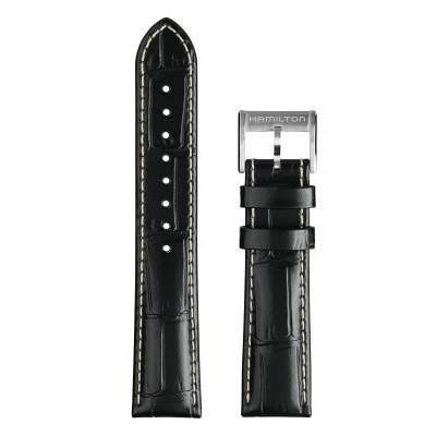 Khaki Field Murph Watch Strap Black 20mm H690000143 - Hamilton