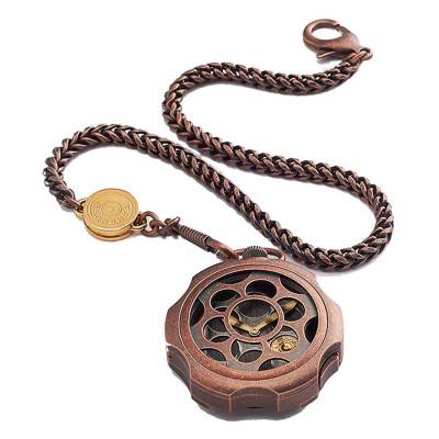 Montre à Gousset One Shot Dirty Bronze TB-100-BR-SL-CP - Tambooro