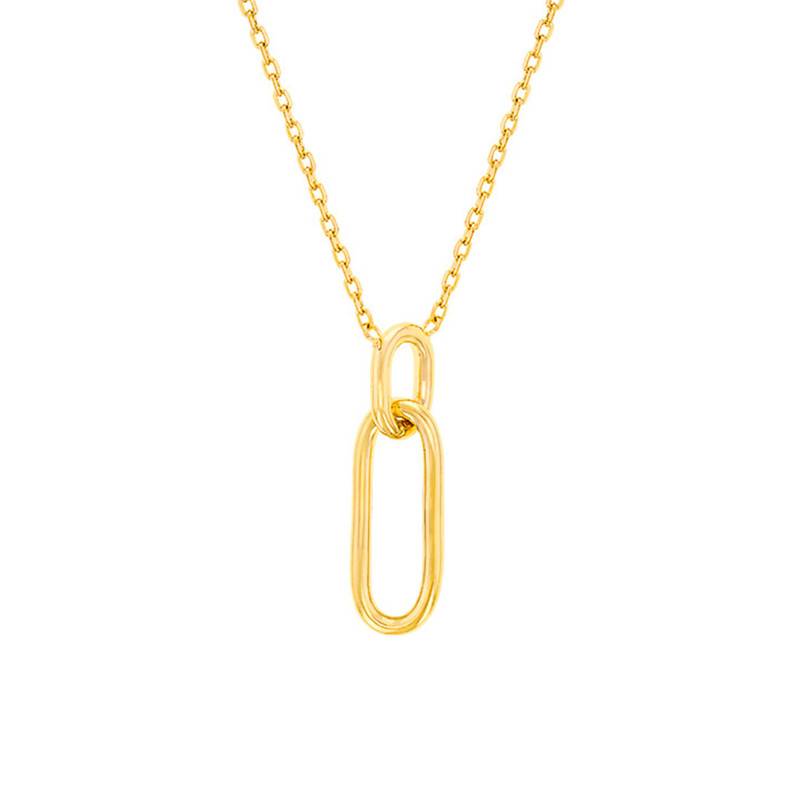 Gold-Plated Necklace, 45 cm Length - Naïades