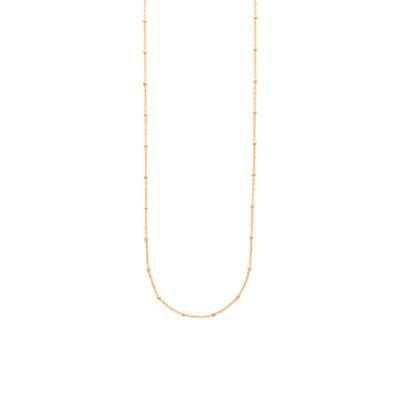 Collier Chaîne Maille Forçat, Plaqué Or 750 - Naïades