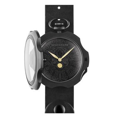 Montre à Gousset Tattoo Black TB-101-BK-BK-CP - Tambooro