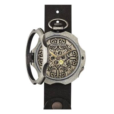 Montre à Gousset Tattoo Dirty Silver TB-101-SL-SL-CP - Tambooro