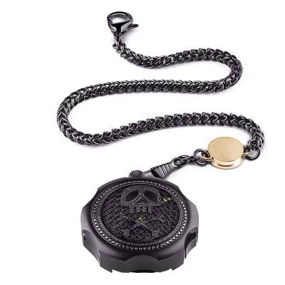 Montre à Gousset Bullet Black Zirconia TB-102-BK-ZB-BK-CP - Tambooro
