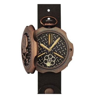 Montre à Gousset Bullet Dirty Bronze TB-102-BR-SL-CP - Tambooro