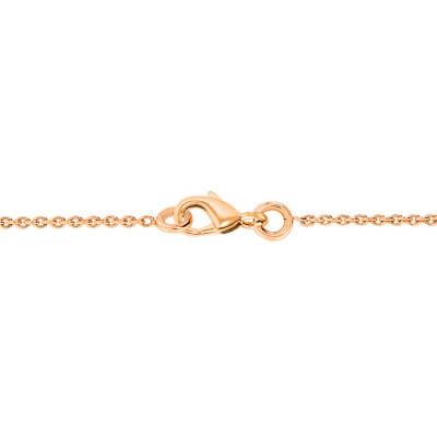 750/1000 Rose Gold & 4.5 mm Drilled Ruby Bracelet, Length 14 cm to 17 cm - Ocarat