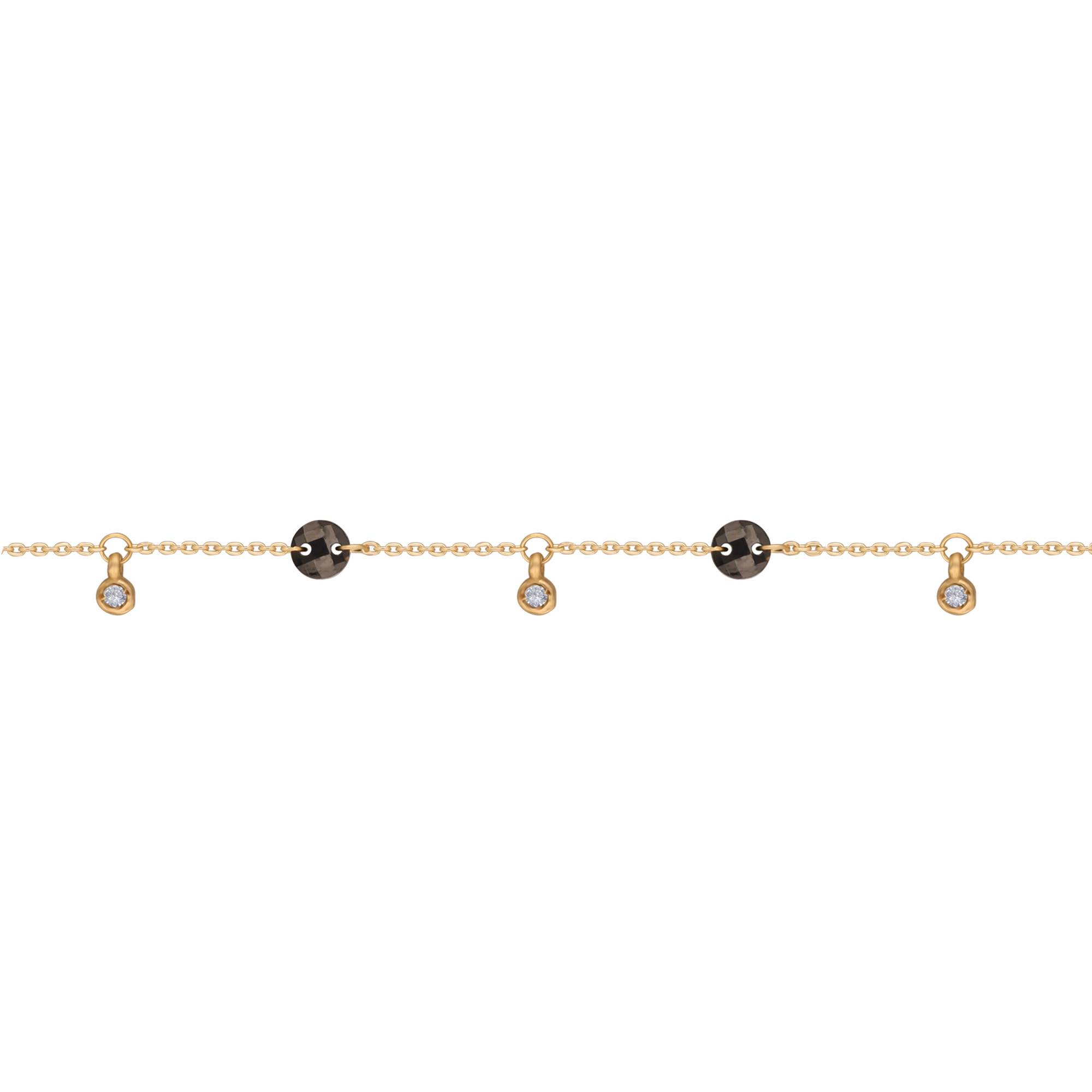Bracelet Noir Fantaisie Cristal Bling – Neuf Avec étiquette