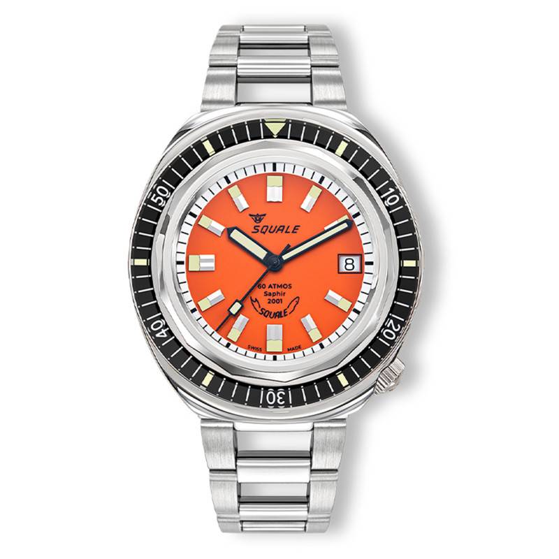 2001 Reverse Orange Watch 2001BKOR.AC - Squale