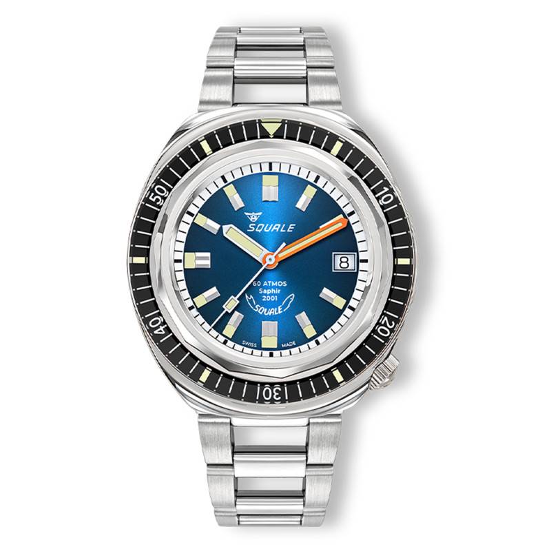 Squale 2001 Sunray Blue Watch 2001BEBK.AC - Squale
