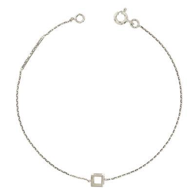 925 Silver Mini Quadrature Bracelet, Length 19 cm - Pascal MORABITO