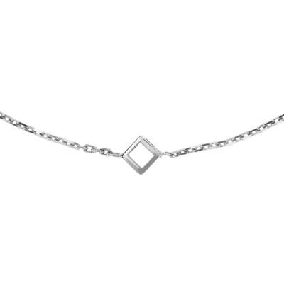 Bracelet Nano Cube Or Blanc, Longueur 19 cm - Pascal MORABITO