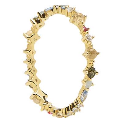 Yellow Gold-Plated Papillon Ring - AN01-191 - Pdpaola