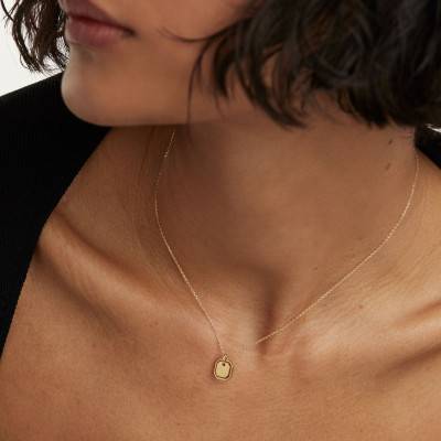 Collier Octet Plaqué Or CO01-435-U, Longueur de 40 à 50 cm - Pdpaola