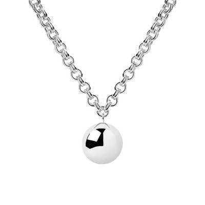Collier Super Future Pendentif Perle en Argent - CO02-428-U, 40 à 50 cm - Pdpaola