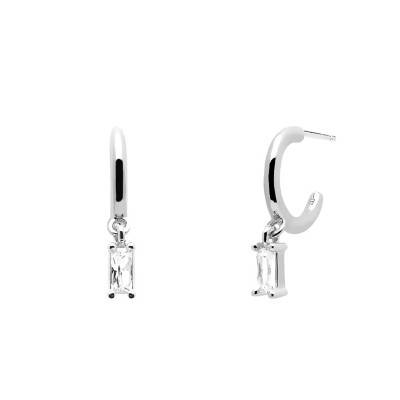 Boucles d'oreilles argent Alia - AR02-115-U, Diamètre 10 mm - Pdpaola
