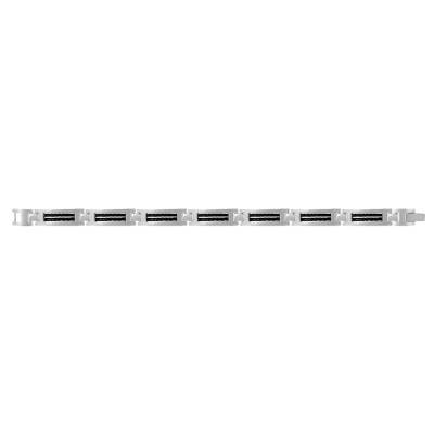 316L Steel & Cable Sohan Bracelet, Length 21 cm - Phebus