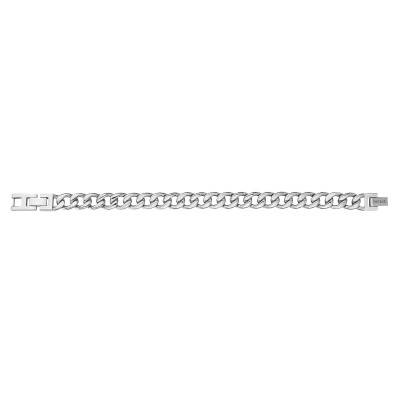 Bracelet Gourmette Hazou Acier, Longueur 19,5 cm, Largeur 9,00 mm - Phebus