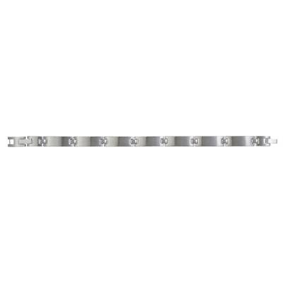 Steel Sasha Bracelet, 19 cm to 21.5 cm Length - Phebus