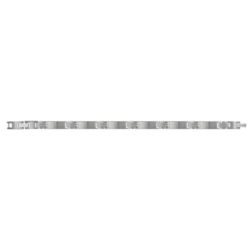 Joachim Steel Bracelet, 19.5 cm to 21 cm - Phebus