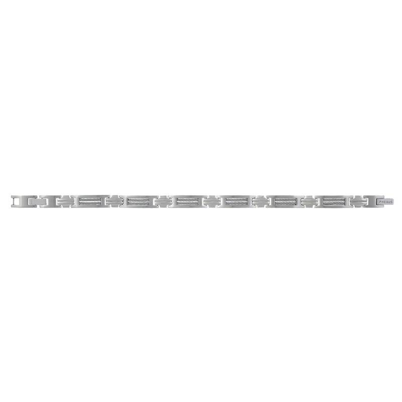 Boa Steel & Cable Bracelet, 19.50 cm to 21 cm - Phebus