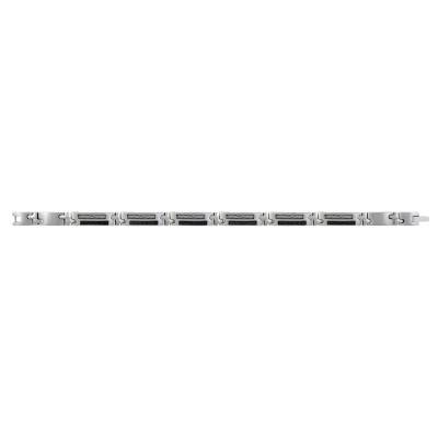 Malcolm Steel, Cable & Carbon Bracelet, 21 cm - Phebus