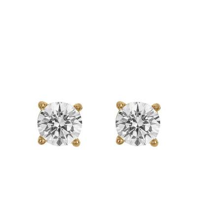 Ryo Gold Steel Stud Earrings - Phebus