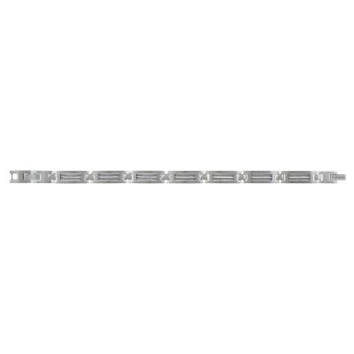 Sacha Steel & Cable Bracelet, 19.5 cm to 21 cm - Phebus