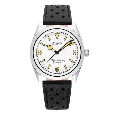 Super Antarctic 3.6.9 Watch White 925 Silver 32066A - Nivada Grenchen