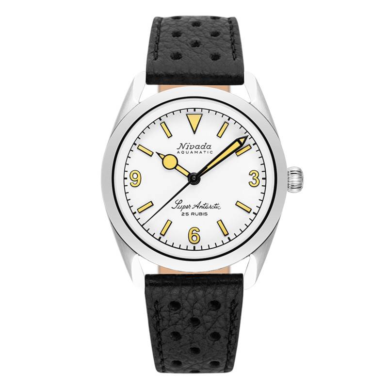 Super Antarctic 3.6.9 Watch White 925 Silver 32066A - Nivada Grenchen