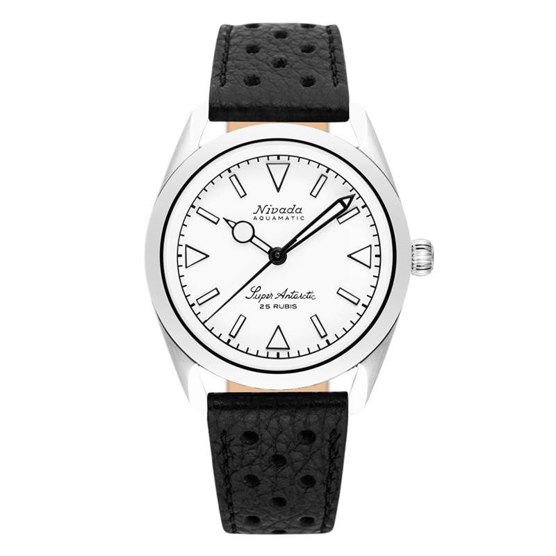 Nivada Grenchen Super Antarctic White Watch 32065A - Nivada Grenchen