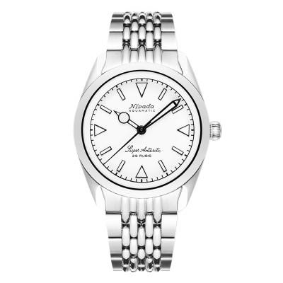 Nivada Grenchen Super Antarctic White Watch 32065A - Nivada Grenchen