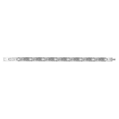 Steel Gianni Bracelet, Length 19 cm to 20.5 cm - Phebus