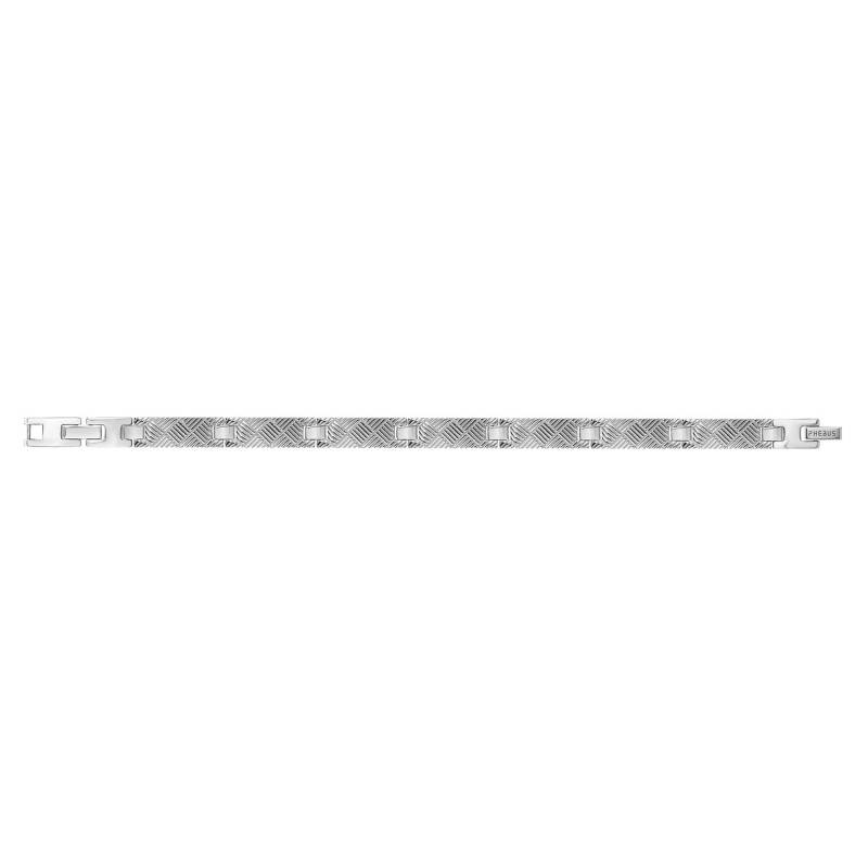 Steel Gianni Bracelet, Length 19 cm to 20.5 cm - Phebus