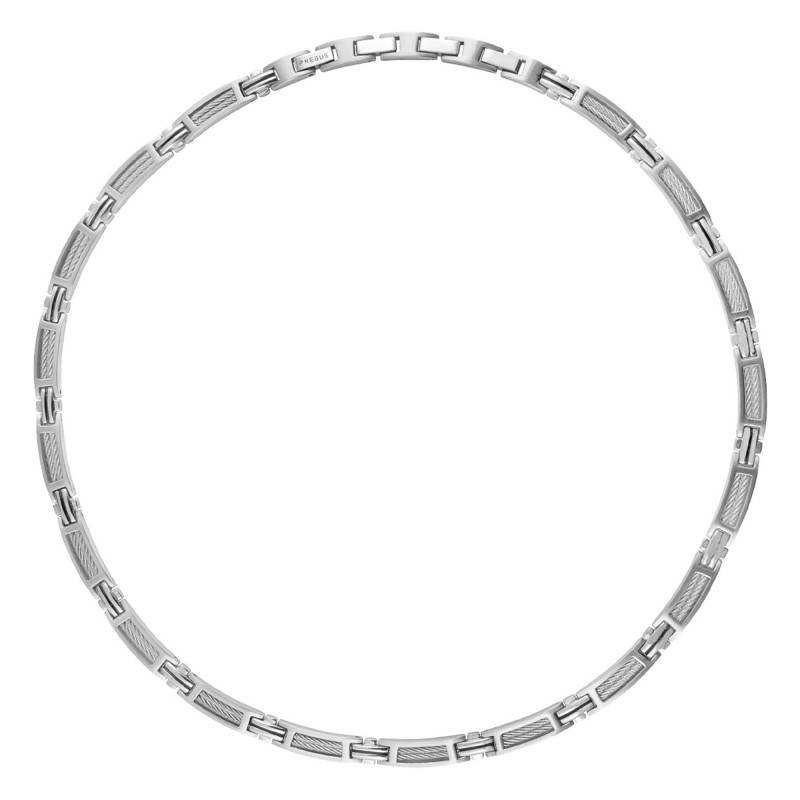 Steel Cable & Lacquer Jonas Necklace, Length 50 cm - Phebus