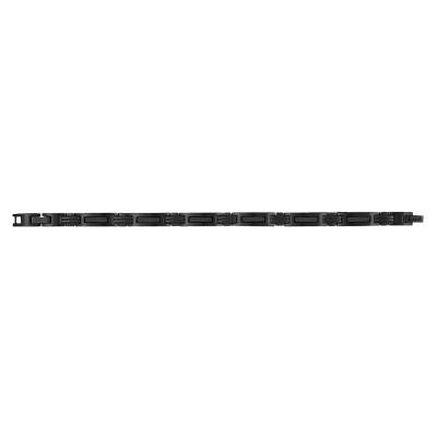 Bracelet Aja Acier & PVD Noir, Longueur de 19 à 20,5 cm - Phebus