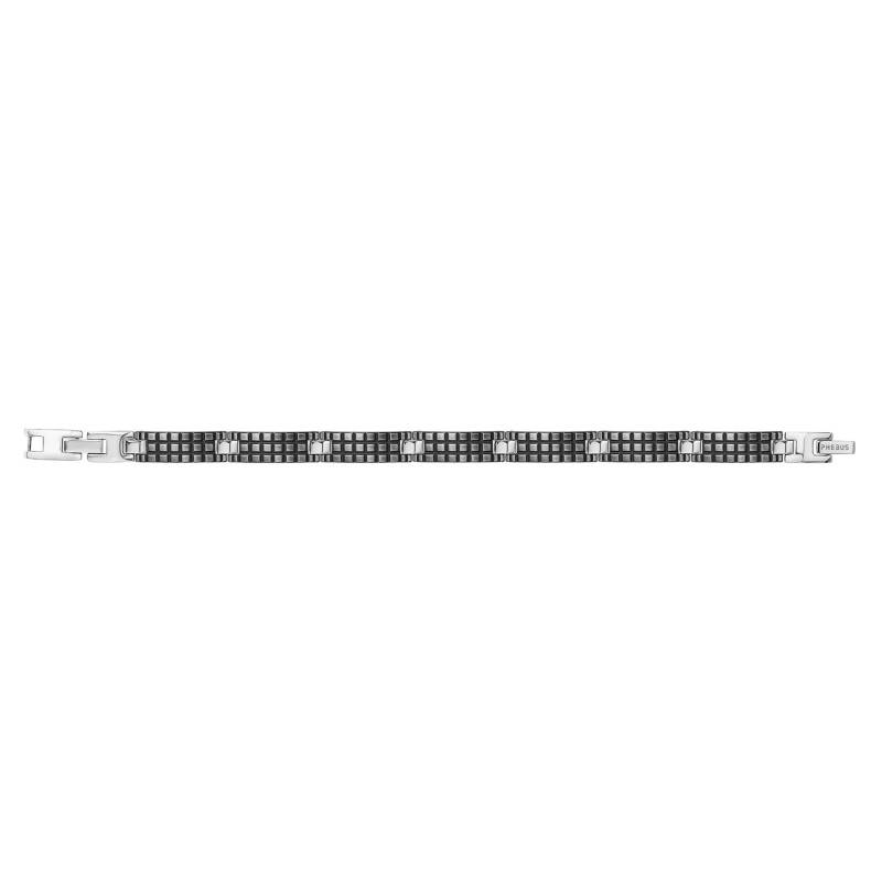 Rohan Vintage Steel Bracelet, 19 cm to 20.5 cm - Phebus