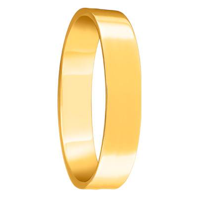Alliance Ruban Standard en Or Jaune 750, Largeur 4,50 mm - Ponce