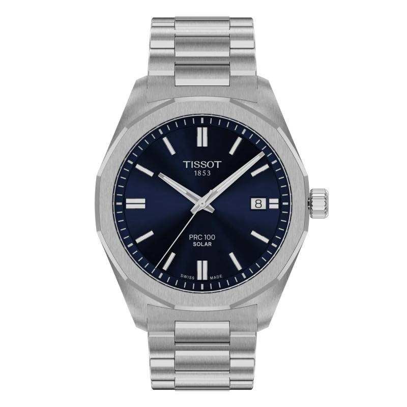 PRC 100 Solar Quartz 39mm Watch T1514221104100 - Tissot