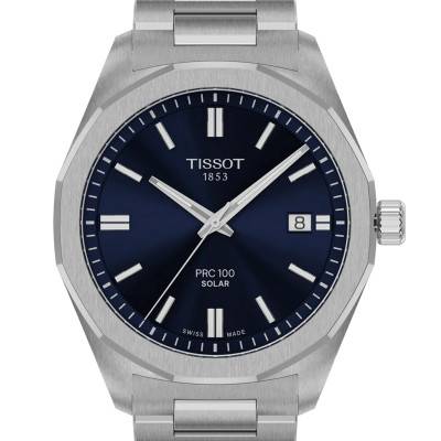 PRC 100 Solar Quartz 39mm Watch T1514221104100 - Tissot