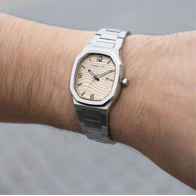 Montre MTPhi Beige Acier - Maison du Temps