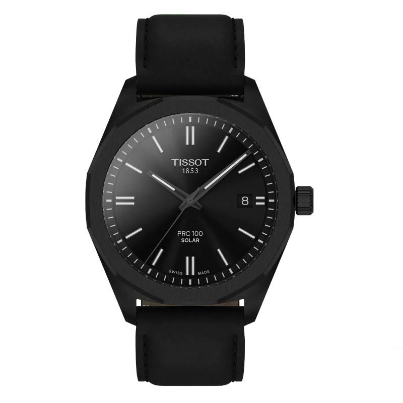 PRC 100 Solar Quartz 39mm Watch T1514223605100 - Tissot