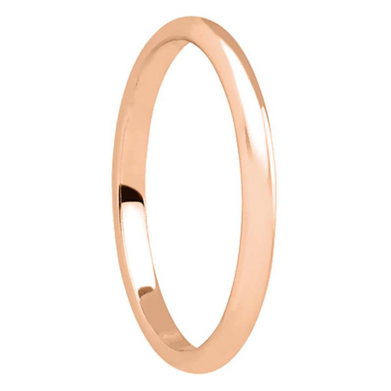 750/1000 Rose Gold Standard Half-Band Wedding Ring, Width 2.50 mm - Ponce