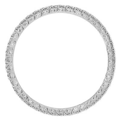 Alliance Ruban Confort Alicante Diamantée en Or Jaune 750 et Platine 950, Largeur 3 mm - Ponce