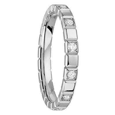 Alliance Nikki Beach Forever GM en Or Blanc 750 & Diamants - Ponce