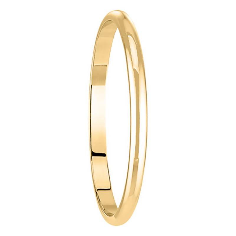 Yellow Gold Half-Round Standard Wedding Ring, Width 1,50 mm - Ponce