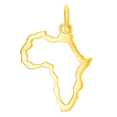Pendentif Afrique Ajourée Or Jaune - Vandona