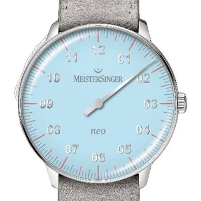 MeisterSinger Light Blue Neo Special Watch S-NES924S - MeisterSinger