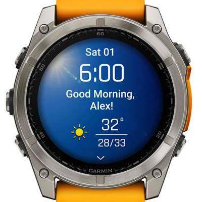 Montre Fēnix 8 AMOLED 51 mm 010-02905-11 - Garmin
