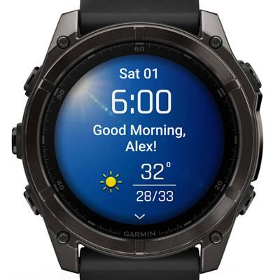 Montre Fēnix 8 AMOLED 51 mm 010-02905-21 - Garmin